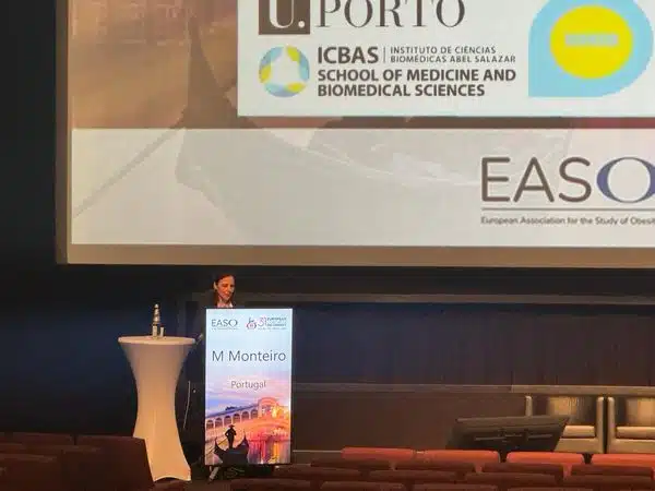 Professor Mariana Monteiro participated in the 31st European Congress on Obesity