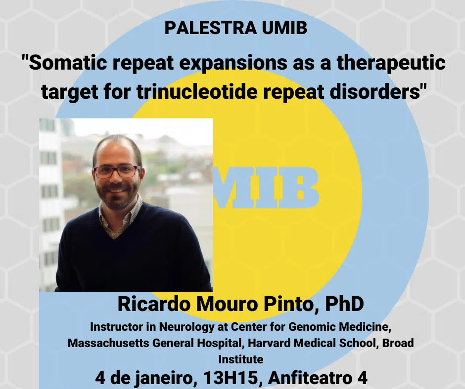 Seminars UMIB 2023 - Somatic Repeat Expansions as a Therapeutic Target for Trinucleotide Repeat Disorders