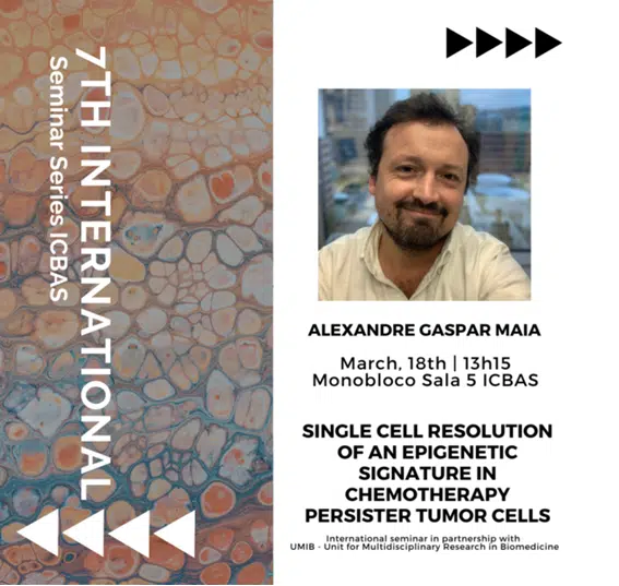 International Seminars UMIB 2025 - Single cell resolution of an epigenetic signature in chemotherapy persister tumor cells